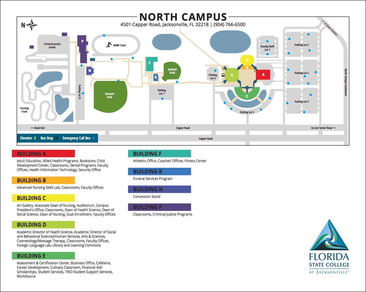 Fscj North Campus Map Almire Marcelia